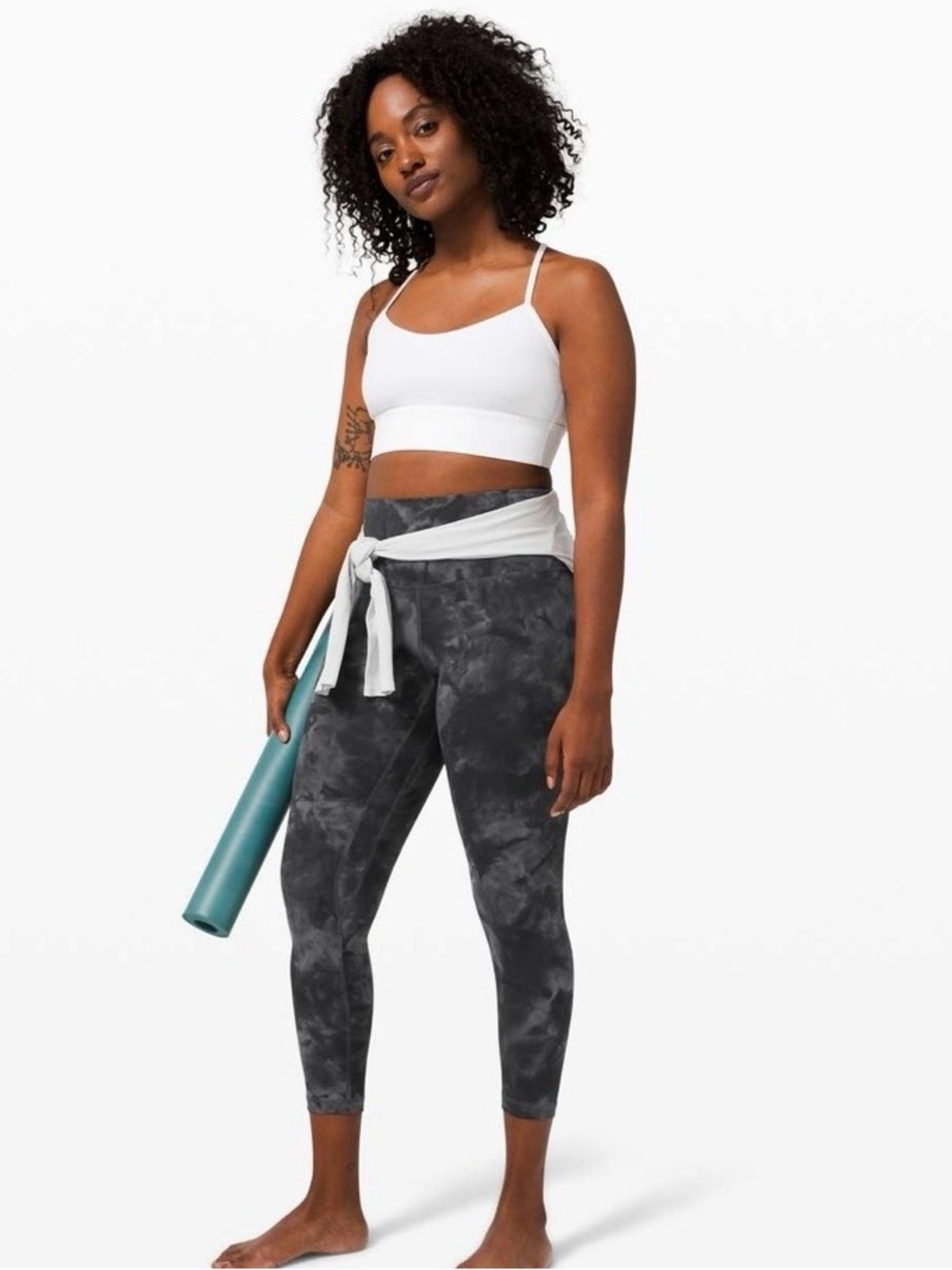 lululemon Align High Rise Leggings 25"| Pockets|Diamond Dye Pitch Grey Graphite